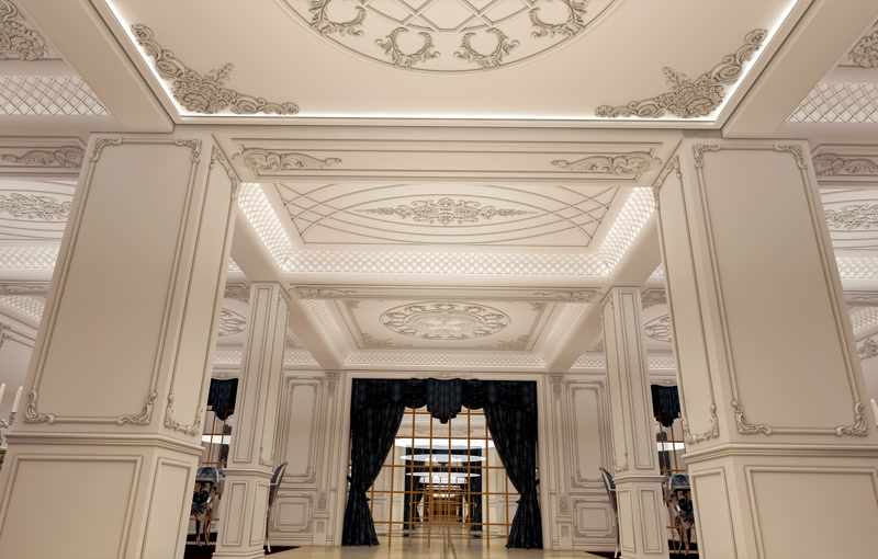 Timeless Elegance of Polyurethane Classic Interior Art: WEDDING HALL DECORATION Design Models and Ideas <p>

    <article>
        <header>
            <h1>Timeless Elegance of Polyurethane Classic Interior Art in Wedding Hall Decoration</h1>
        </header>
        <section>
            <p>The allure of a wedding hall lies not just in the joy and celebra