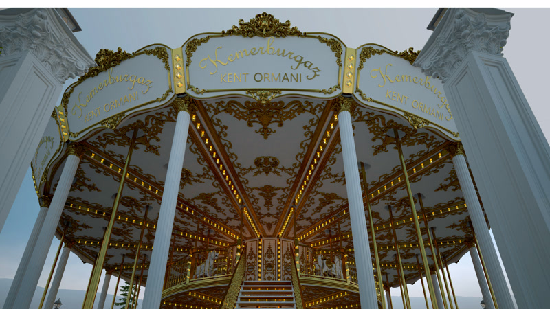 Coloane ornamentale exterior  