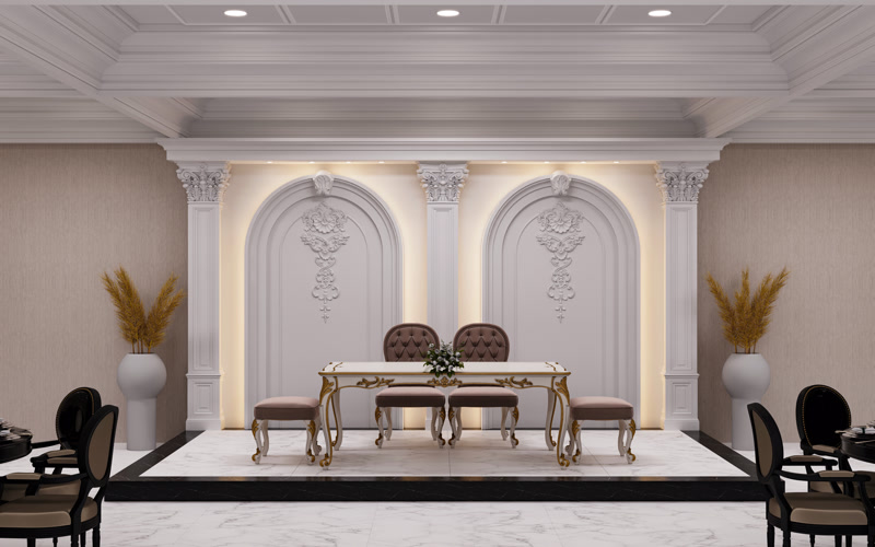 Pilastri decorativi interior  