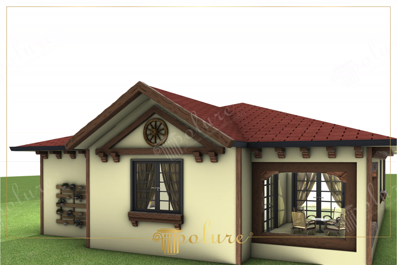 Roți Decorative din Poliuretan cu Aspect Rustic P1950 Roți decorative din poliuretan rustic P1950 în diverse culori pentru montaj pe perete și decorare spații.