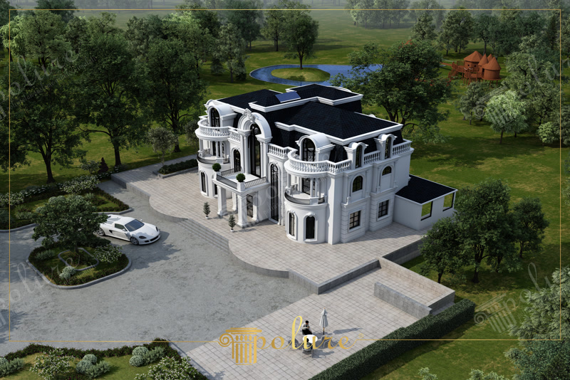 Profile Din Poliuretan Pentru Fațade Clasice De Vilă Profilarea exterioară din poliuretan de înaltă densitate este un sistem decorativ și izolator utilizat pentru placarea fațadelor clasice, oferind o rezistență superioară la intemperii și un finisaj arhitectural de precizie. În proiectul acestei vile cu structură neoclasică, ancadramentele de ferestre, coloanele monumentale și cornisa superioară au fost realizate integral din elemente prefabricate cu o densitate de 150-220 kg/m³ (țintă ~160 kg/m³). Această densitate structurală împiedică deformarea mecanică și asigură o stabilitate dimensională excelentă pe termen lung. Spre deosebire de betonul arhitectural clasic sau betonul armat cu fibre de sticlă, greutatea redusă a materialului reduce sarcina statică asupra structurii portante cu peste 70%, facilitând manevrarea și montajul la înălțime.

Procesul de instalare pe o fațadă de vilă cu mansardă presupune ancorarea mecanică combinată cu lipirea structurală folosind adezivi poliuretanici monocomponenți. Profilele precum ancadramentele arcuite ale ferestrelor și pilonii decorativi sunt fixați mecanic cu dibluri din oțel inoxidabil de 8-10 mm, iar îmbinările dintre elemente se tratează cu adeziv special pentru rosturi cu coeficient ridicat de elasticitate. Absorbanța de apă a materialului este sub 1%, ceea ce elimină complet riscul de fisurare cauzat de ciclurile de îngheț-dezgheț la temperaturi extreme cuprinse între -100 °C / +80 °C. Stratul de grund poliuretanic aplicat din fabrică pregătește suprafața pentru aplicarea vopselelor lavabile de exterior pe bază de rășini acrilice sau siliconice.

Sistemul de cornișe și balustrade rotunjite de la balcoanele superioare demonstrează flexibilitatea tehnică a poliuretanului în arhitectura complexă. Finisarea rosturilor de dilatare și șlefuirea îmbinărilor se execută cu hârtie abrazivă de granulație 120-150 înainte de aplicarea stratului final de vopsea. Proprietățile termoizolante ale materialului previn formarea punților termice în zonele critice precum buiandrugii ferestrelor și îmbinările dintre etaje, unde profilele acționează ca un strat suplimentar de protecție energetică. Astfel, detaliile ornamentale sofisticate pot fi integrated fără a compromite eficiența termică a anvelopantei clădirii.

Pentru executanți și echipele de montaj, utilizarea elementelor din poliuretan reduce timpul de punere în operă cu aproape 50% comparativ cu sistemele tradiționale din ipsos exterior sau piatră sculptată. Rezistența ridicată la radiațiile ultraviolete și la impactul mecanic moderat garantează menținerea aspectului estetic fără necesitatea unor lucrări frecvente de întreținere. Această abordare tehnică oferă o soluție durabilă și eficientă din punct de vedere al costurilor pentru proiectele rezidențiale de lux care necesită detalii neoclasice impecabile.