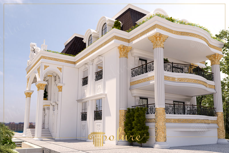 Balustrade Poliuretan Exterior  Balustrade decorative din poliuretan pentru exterior: baluștri turnați identici, bază și mână curentă, rezistente la îngheț și fără între