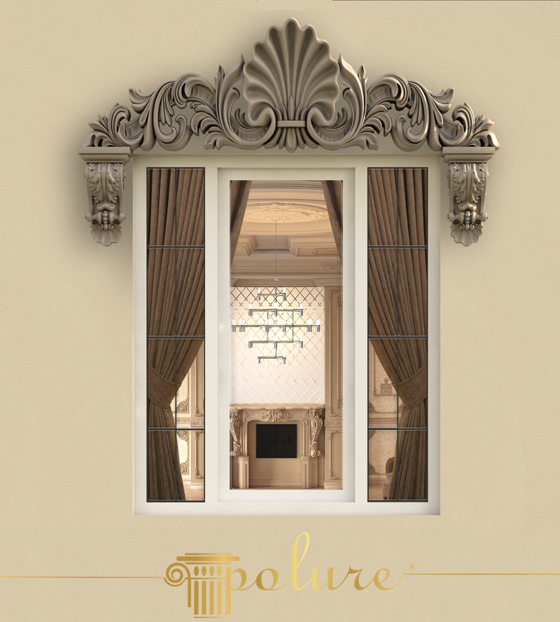 Console si elemente decorative fatada  