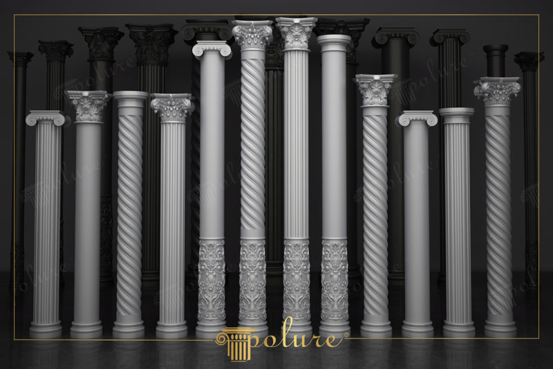 Coloane din Poliuretan și Capiteluri Decorative Exterioare Coloanele din poliuretan de înaltă densitate reprezintă elemente structural-decorative concepute pentru placarea stâlpilor de susținere și finisarea fațadelor clasice. Aceste elemente fabricate din polimer de densitate ridicată (aprox. 150-220 kg/m³ (țintă ~160 kg/m³)) oferă o rezistență mecanică superioară și un coeficient de absorbție a apei sub 1%, fiind ideale pentru aplicații exterioare expuse la umiditate. În sistemele moderne de construcție, profilele modulare precum P5230D, P5230I, P5530, P5830, P5830B, P5830C și P5930B permit îmbrăcarea rapidă a miezurilor din beton sau oțel. Spre deosebire de piatra naturală sau betonul arhitectural, poliuretanul nu adaugă o greutate structurală semnificativă pe fundație, simplificând calculul de rezistență.

Procesul de montaj al coloanelor din poliuretan necesită fixare mecanică combinată cu adezivi poliuretanici monocomponenți de înaltă aderență. Jumătățile de coloană (grupate în jurul stâlpului de rezistență) se îmbină prin adeziv special pentru îmbinări pe bază de poliuretan, asigurând o sudură chimică la nivelul rosturilor. Este esențială respectarea unui rost de dilatare mecanică de aproximativ 2-3 mm la capete, umplut ulterior cu un etanșant elastic rezistent la razele UV. Pentru a asigura o rigiditate maximă, spațiul interior rămas liber între stântul de beton și carcasa din poliuretan se poate injecta parțial cu spumă poliuretanică cu expansiune redusă.

După întărirea adezivului de îmbinare (de obicei 24 de ore), suprafețele de contact se șlefuiesc cu hârtie abrazivă de granulație 180-240 pentru a obține o continuitate perfectă a detaliilor ornamentale. Materialul rezistă la fluctuații termice severe cuprinse între -100 °C / +80 °C, fără a suferi deformări structurale sau fisuri de dilatare. Pentru finisajul final al coloanelor, se recomandă aplicarea a două straturi de vopsea lavabilă de exterior pe bază de rășini acrilice sau siliconice, aplicată peste amorsa din fabrică. Această acoperire protejează polimerul de degradarea cauzată de radiațiile ultraviolete și asigură o curățare facilă a fațadei în timp.

Utilizarea coloanelor decorative din poliuretan oferă un avantaj tehnic net în comparație cu ipsosul clasic sau styrofoam-ul acoperit cu adeziv. Spre deosebire de ipsos, care se degradează rapid la umezeală și îngheț, poliuretanul este complet hidrofob și imun la mucegai sau atacul microbian. De asemenea, detaliile sculpturale fine de pe capitelurile corintice și canelurile verticale sunt turnate cu o precizie milimetrică, imposibil de egalat prin tencuire manuală. Durabilitatea estimată a acestor componente depășește 25 de ani fără intervenții majore de întreținere, reducând substanțial costurile pe termen lung pentru proprietari și dezvoltatori imobiliari.