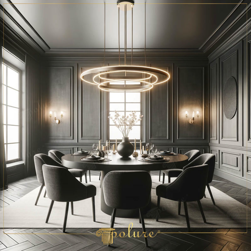 Baghete decorative antracit  