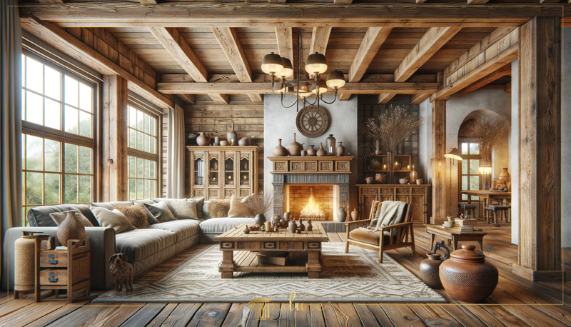 Montaj Tehnologic Grinde Poliuretan Tavan Living Rustic Grindele din poliuretan de înaltă densitate reprezintă elemente decorative structurale concepute pentru a reproduce fidel aspectul grinzilor tradiționale din lemn masiv fără a adăuga încărcare mecanică pe plafoane. Cu o densitate structurală cuprinsă între 150 și 150-220 kg/m³ (țintă ~160 kg/m³) și un coeficient de absorbție a apei de sub 1%, acest material poliuretanic rezistă excelent în medii cu temperaturi fluctuante între -100 °C / +80 °C. Spre deosebire de grinzile naturale din stejar sau brad care pot suferi deformări torsionale din cauza umidității, profilele rigide din poliuretan își mențin geometria intactă pe întreaga durată de exploatare a clădirii.

Implementarea tehnică din acest spațiu rezidențial folosește seria de profile P1981A până la P1981L pentru a crea o structură complexă de tavan cu căpriori transversali și grinde maestre longitudinale. Procesul de montaj începe prin trasarea axelor de ghidaj și fixarea șipcilor din lemn pe suprafața suport la intervale regulate de 40-50 cm folosind dibluri mecanice. Profilele de poliuretan, fiind goale pe interior sub formă de canal U, se poziționează peste șipcile de ghidaj și se fixează prin lipire cu adeziv hibrid poliuretanic și șuruburi autofiletante mascate în textura profilului.

Comparația directă cu lemnul natural evidențiază avantaje majore în privința vitezei de execuție și a siguranței structurale. O grindă din lemn masiv de aceleași dimensiuni ar cântări peste 40 kg per metru liniar, necesitând ancoraje grele din oțel și consolidări ale structurii de rezistență. Profilele poliuretanice reduc această greutate cu peste 80%, eliminând complet riscul de suprasolicitare a plăcilor din beton sau a plafoanelor suspendate din gips-carton. În plus, poliuretanul nu favorizează dezvoltarea insectelor xilofage sau a mucegaiului.

Finisarea îmbinărilor dintre grinzile longitudinale și cele transversale se realizează utilizând chit acrilic flexibil sau benzi decorative ce imită bridele din fier forjat. Suprafața profilelor este pregătită din fabrică cu o amorsă adecvată, permițând aplicarea directă a lazurilor, baițurilor pe bază de apă sau a vopselelor acrilice în nuanțe lemnoase. Această abordare tehnică garantează o execuție curată, rapidă și durabilă pentru spațiile interioare cu amprentă rustică.