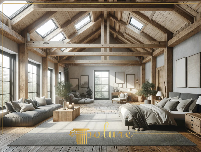 Grindă Poliuretan Decorativă  Grindă decorativă din poliuretan turnat, cu textură de lemn, ușoară și rezistentă la umiditate. Densitate 150-220 kg/m³ (țintă ~160 kg/m³),