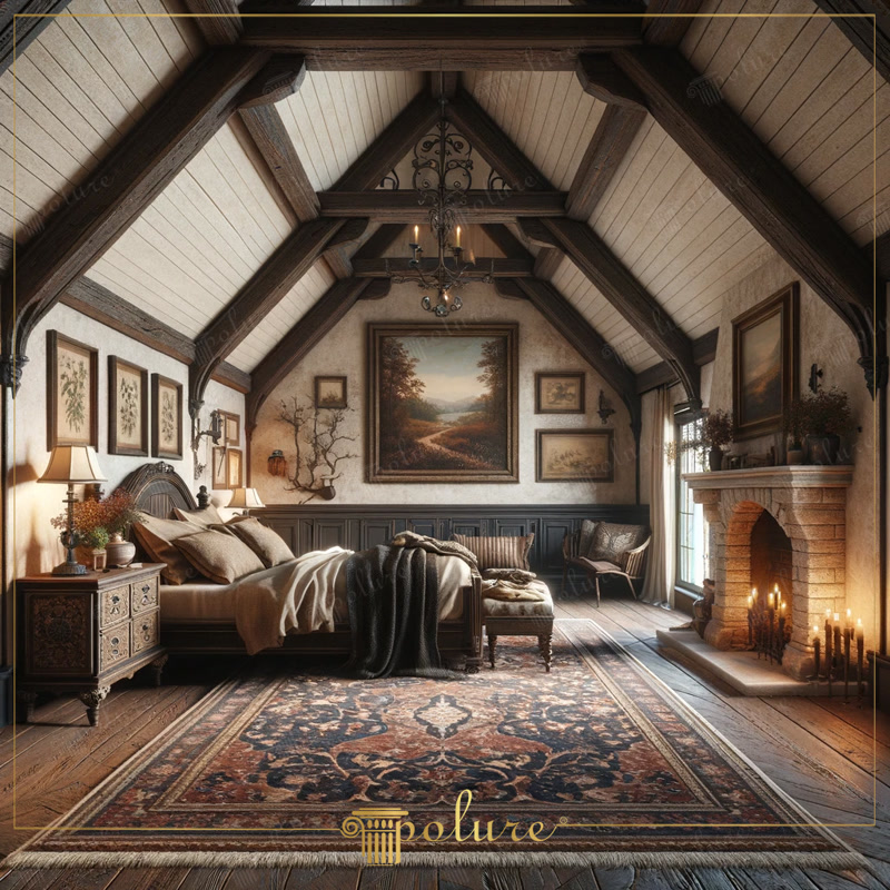Modern Touches in Rustic Architecture Bedroom Decor Enriched with Polyurethane Beams Rustic decoration is one of the most impressive ways to bring a lifestyle adorned with natural beauties within the four walls of our home. Modernized 