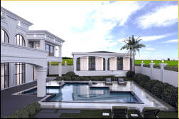 Luxury Classic Villa Exterior decoration models
