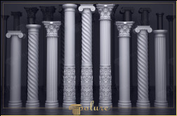 Modele de coloane decorative iluminate Modelele de coloane iluminate adaugă eleganță și ambianță spațiilor dumneavoastră, cu designuri clasice de coloane, susținute de lumini LED. Potrivite pentru uz exterior și interior. Durabile și ușor de instalat datorită materialului poliuretanic. Oferă o