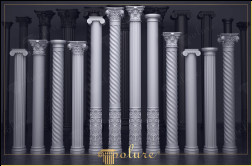 Modele de coloane iluminate decorative Modelele de coloane iluminate adaugă eleganță și ambianță spațiilor dumneavoastră cu designuri clasice de coloane susținute de lumină LED. Potrivite pentru utilizare în exterior și interior. Durabile și ușor de instalat datorită materialului poliuretanic.