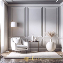 Sipcă de perete Minimal Lamele din poliuretan pentru decorarea pereților  Sipci de perete Minimal Lapci din poliuretan pentru decorarea peretelui O atingere modernă și elegantă șipci de perete Minimal șipci de perete es