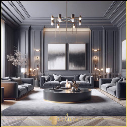 Decorarea sufrageriei îmbogățită cu șine de perete și tavan, simbolul nobilimii Molurile de perete și tavan sunt elemente decorative care adaugă profunzime și caracter spațiilor acceptate istoric ca un indicator al nobleței �