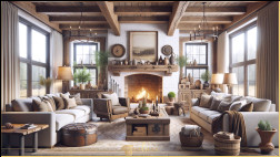 Sugestii de decorare a grinzilor din poliuretan și a căpriorului din bușteni pentru casa ta rustică Decorul rustic este una dintre cele mai bune modalități de a adăuga liniște și căldură casei tale, cu materiale naturale și palete de culori c