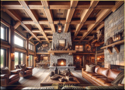 Capturați decorul rustic al spiritului cabanei cu grinzi de poliuretan și căpriori din bușteni Cabana oferă cele mai bune exemple de decor rustic, iar grinzile din poliuretan și căpriorii din bușteni sunt perfecte pentru a surprinde esența 