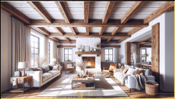 Atingerea magică a zonelor rustice Decorarea cu grinzi din poliuretan și căpriori din bușteni Decorul rustic este o formă de artă care aduce o atmosferă autentică în case, aducând căldura texturilor și materialelor naturale în spațiil