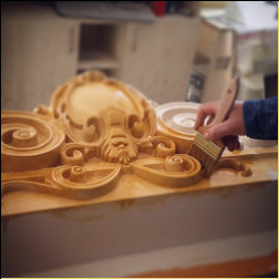 Creare model coroane fronton Model matriță din poliuretan realizarea coroanei frontonului