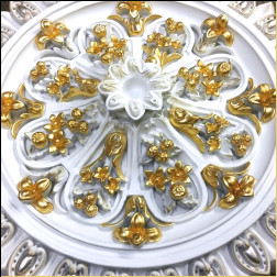 poliuretan belly badge vopsea folie aurie Modele și prețuri butuci decorativi din poliuretan, butuci pe care le puteți crea un stil clasic de decor pe pereții dvs.