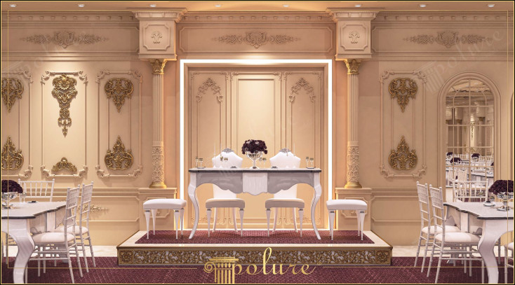 Expresia eleganței atemporale: o călătorie estetică în designul interior clasic Acest proiect este un proiect unic care oferă o călătorie estetică a designului interior clasic Adaugă o atmosferă complet diferită spațiilor interioare cu expresia eleganței atemporale, în timp ce atenția pentru detalii și bogăție atrage atenția eleganța mobilierului clasic de modele originale și detalii realizate manual adaugă caracter și unicitate spațiilor Decorațiunile de tavan, coloanele și sculpturile Detaliile artizanale transformă fiecare spațiu într-o operă de artă fascinantă Paleta de culori adaugă căldură și o atmosferă luxoasă spațiilor interioare cu tonurile sale calde și bogate Acest proiect își propune să ofere o experiență de neuitat, aducând o călătorie estetică a designului interior clasic în spațiile de locuit moderne.