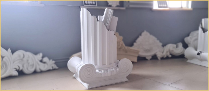 Design ghiveci cu cap de coloană de ioni de poliuretan Produsele inovatoare și estetice atrag întotdeauna atenția în decorarea casei și a grădinii Ghivecele noastre concepute din capiteluri de coloană cu ioni de poliuretan oferă o abordare originală în acest domeniu și oferă o soluție decorativă estetică și funcțională, care poate fi folosită atât în interior, cât și în exterior. vom examina caracteristicile, avantajele și modul în care puteți utiliza acest design unic de ghivece de flori. Avantajele materialului poliuretanic. Poliuretanul este un material cunoscut pentru ușurință și durabilitate oferind o interpretare modernă a elementelor arhitecturale clasice Poliuretanul, care are o rezistență ridicată la apă și condițiile meteorologice, asigură că aceste ghivece de flori sunt durabile și durabile Caracteristici de design Ioni de poliuretan Design de ghivece de flori. Acest design, care îmbină elementele clasice și moderne, se poate adapta cu ușurință la orice spațiu, fie că îl folosiți în sufrageria casei sau în grădina dvs., aceste ghivece vor adăuga eleganță și eleganță oricărui mediu Utilizare Aceste ghivece de flori pot fi transportate și amplasate cu ușurință oriunde doriți, datorită structurii lor ușoare. Caracteristica ușor de curățat a poliuretanului face ca întreținerea să fie foarte practică pentru a vă completa decorul îmbinând estetica și ușurința de utilizare Potrivite atât pentru interior, cât și pentru exterior, aceste ghivece de flori se remarcă prin durabilitatea și eleganța lor, puteți alege acest design unic.