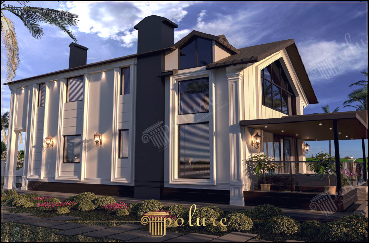 Proiecte moderne de vile cu magnifica formelor geometrice Polure Design-urile moderne de vile Polure oferă spații originale și impresionante care reflectă eleganța și măreția formelor geometrice.Fiecare proiect de vilă este conceput cu o estetică minimalistă cu linii ascuțite.Echipa de experți Polure dezvăluie puterea stilului modern acordând cu măiestrie atenție detaliilor în utilizare. de forme geometrice.Interioarele vilelor sunt iluminate cu ferestre mari din sticla, in timp ce aranjamentele in plan deschis si tavanele inalte creeaza o senzatie de spatialitate.Designurile moderne de vile Polure se remarca ca unul dintre cele mai bune exemple de arhitectura contemporana si ofera rezidentilor posibilitatea de a se bucura de viata moderna. .