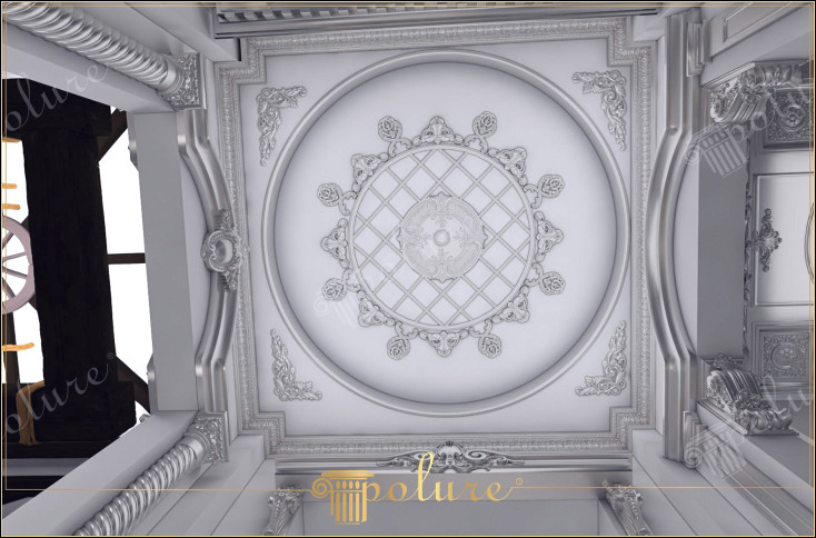 Magia esteticii atemporale Descoperiți măreția în designul interior clasic Acest proiect vă invită la o experiență de neuitat, cu designul său interior clasic, care poartă magia esteticii atemporale. Atmosfera creată în interioare prinde viață cu exemple de mobilier clasic, combinate într-o armonie perfectă, modele elegante și detalii realizate manual adaugă măreție spațiilor. Decorările de tavan sunt decorate cu coloane și sculpturi. Detaliile transformă fiecare spațiu într-o operă de artă într-o călătorie estetică, aducând frumusețea fascinantă a designului interior clasic în spațiile de locuit moderne.