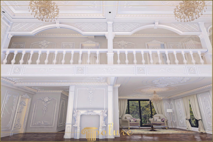 O experiență estetică unică cu design interior clasic atemporal Acest proiect surprinde magia designului interior clasic și oferă spații atemporale, sculptură și mobilier clasic, împodobit cu modele elegante, oferă o experiență estetică unică spațiilor interioare Paleta de culori este caldă și bogată. Adaugă căldură și o atmosferă luxoasă spațiilor interioare prin nuanțe. Acest proiect își propune să ofere o experiență estetică de neuitat, aducând atmosfera nobilă și fascinantă a designului interior clasic.