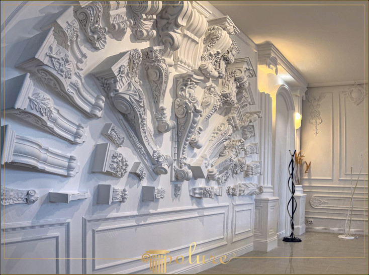 Modele de bare decorative din poliuretan  Modelele de bare decorative din poliuretan sunt obiecte decorative folosite în interior și exterior cu designul lor estetic și durabil. Materialul poliuretanic este o opțiune preferată în locul materialelor tradiționale, cu structura sa ușoară și durabilă și oferă un aspect atractiv din punct de vedere estetic. Vin în diferite stiluri, iar modelele de bare decorative din poliuretan, disponibile în modele, se adresează nevoilor și gusturilor utilizatorilor, oferind o varietate de design, pot include decorațiuni interioare, decorațiuni exterioare și proiecte arhitecturale.