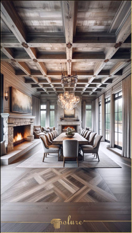 Decor camera de zi cu tavan rustic din poliuretan  Decorarea livingului din tavan rustic din poliuretan ofera o combinatie perfecta de caldura si atmosfera nostalgica Aceste detalii speciale de design deschid modalitatea ideala de a-ti dota camera de zi cu eleganta atat contemporana cat si rustica Durabilitatea si lejeritatea materialului din poliuretan Decorul rustic pentru șemineu de tavan practic și estetic În timp ce atingerea sa creează o atmosferă caldă și primitoare în sufrageria dvs., buștenii rustici de tavan adaugă, de asemenea, caracter spațiului dvs. Decorul de sufragerie pentru tavan rustic din poliuretan adaugă un stil unic și eleganță acasă, precum și oferind un mediu cald Aceste detalii de design vor face spațiul dvs. de locuit de neuitat, combinând cu pricepere elementele moderne și tradiționale.