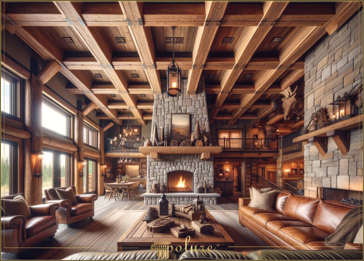 Capturați decorul rustic al spiritului cabanei cu grinzi de poliuretan și căpriori din bușteni Cabana oferă cele mai bune exemple de decor rustic, iar grinzile din poliuretan și căpriorii din bușteni sunt perfecte pentru a surprinde esența acestui stil Aceste materiale oferă atât o soluție estetică, cât și funcțională, îmbinând rezistența la condițiile climatice dure și aspectul lemnului natural cu tehnologia modernă. În acest articol, vă vom explica cum să folosiți grinzile din poliuretan și căpriorii din bușteni. Veți găsi idei și sugestii despre cum să creați o atmosferă rustică autentică orice spațiu într-o evadare caldă și primitoare Completat cu mobilier rustic clasic și șeminee din piatră naturală, acest stil va aduce confort și eleganță casei dvs.