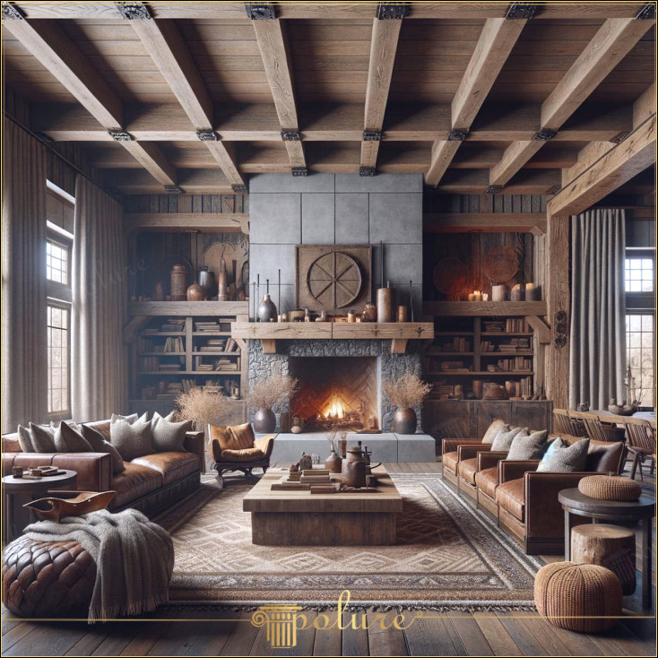 Grinzi din poliuretan și căpriori din bușteni Transformare modernă în decor rustic Decorul rustic integrează căldura materialelor naturale și confortul designului tradițional în spațiile de locuit moderne. Modelele de grinzi de poliuretan și de bușteni combină acest aspect clasic cu tehnologia modernă a materialelor și acordă prioritate durabilității și esteticii în decorarea casei Căpriorii pot moderniza decorul și viața rustică. Oferă idei despre cum să adăugați o atmosferă caldă spațiilor dvs. Cu aceste materiale inovatoare, vă puteți face spațiul practic și elegant, păstrând farmecul rustic tradițional.