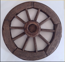 Roată de căruță de cai din poliuretan Modele Beam Roată decorativă pentru căruță de cai Roată rustică din spumă tare poliuretanică