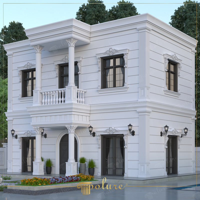 Aesthetic Touches with Polyurethane Column and Frame Models in Neoclassical Exterior Decoration Neoclassical architecture combines the elegance of the past with modern building technologies, offering a prestigious and eye-catching appearance in e