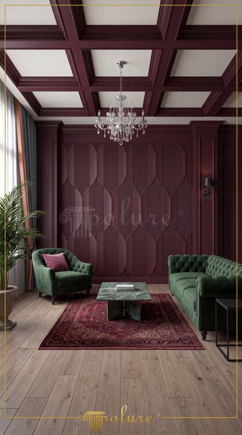 Grinzi Decorative Tavan  Grinzi decorative de tavan din poliuretan turnat, profil U cu canal pentru cabluri. Textură de lemn, greutate redusă, montaj cu adeziv poliuretanic.