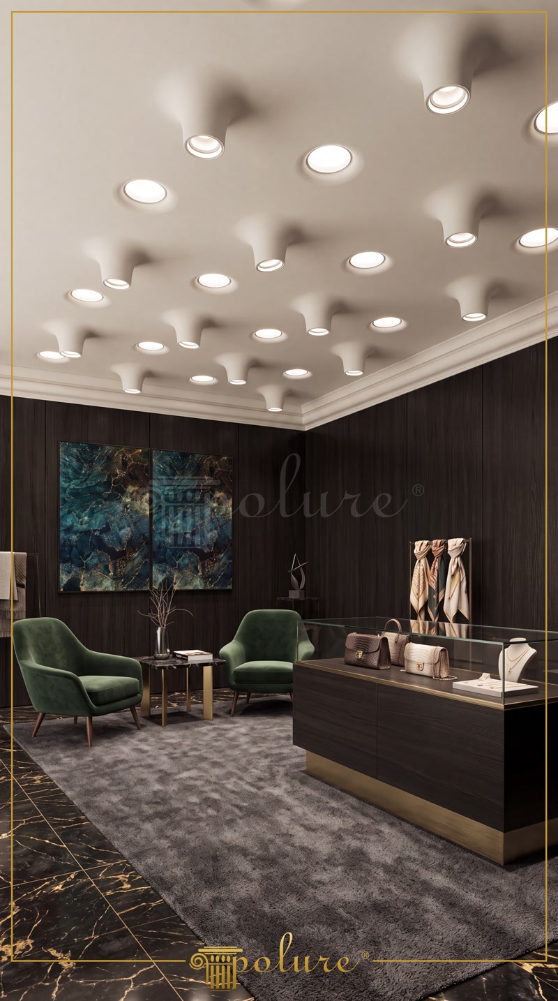 Grinzi Poliuretan Decorative Stil Rustic pentru Tavan Sistem de tavan cu grinzi decorative din poliuretan în stil rustic montate pe structură celulară în zonă de dining.