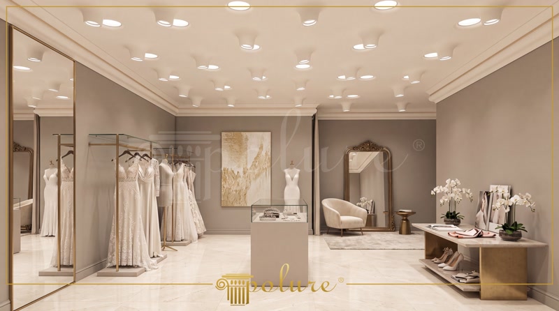 Poliuretan Profile Decorative și Pilastri DFX Săli Evenimente Decor interior clasic în sală de festivități cu pilatri din poliuretan P5020, arcadă P14D40 și coloane albe cu foiță aurie.