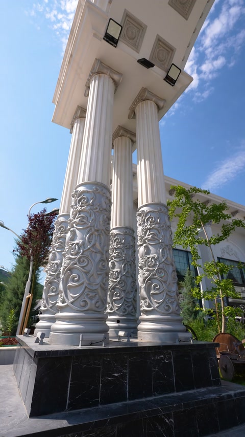 Salonul de nunți Divan din Tokat, decorat elegant cu poliuretan