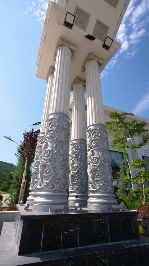 Salonul de nunți Divan din Tokat, decorat elegant cu poliuretan