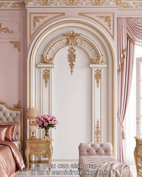Boltă decorativă albă cu rozete și ornamente aurii în interior