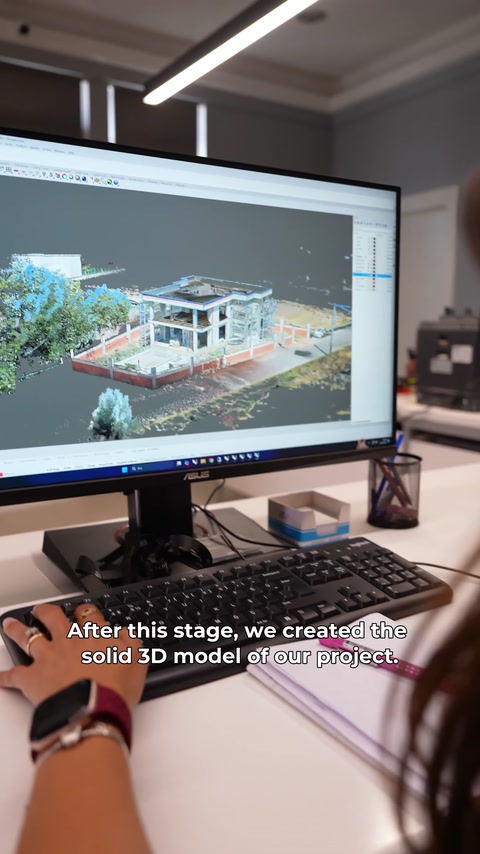 Scanarea 3D a fațadei: de la norul de puncte la profile din poliuretan
