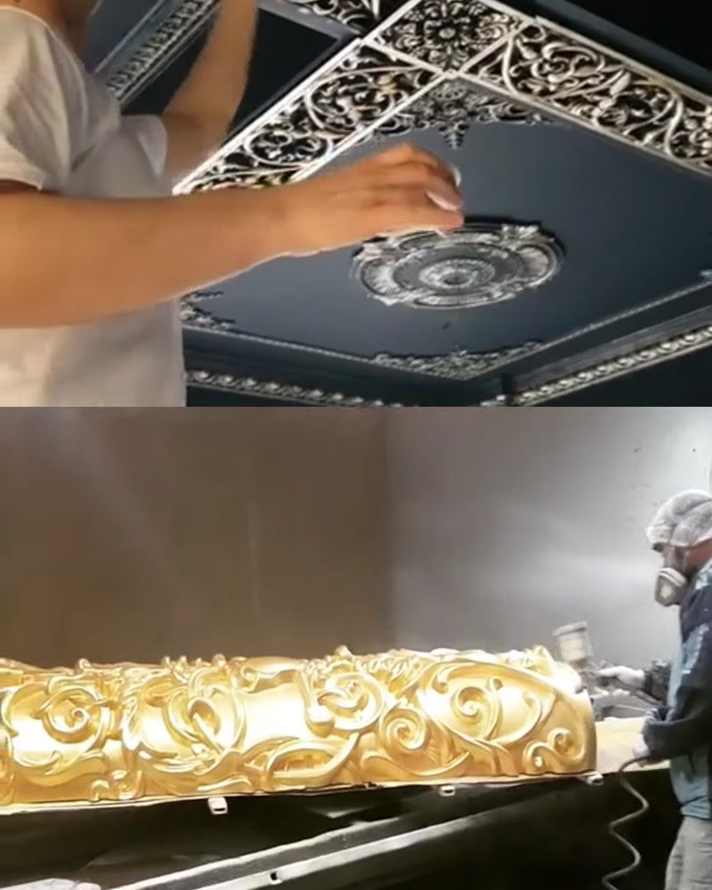 Vopsele Decorative Polure: Eleganța Aurului și Argintului pentru Interior și Exterior — 0:02
