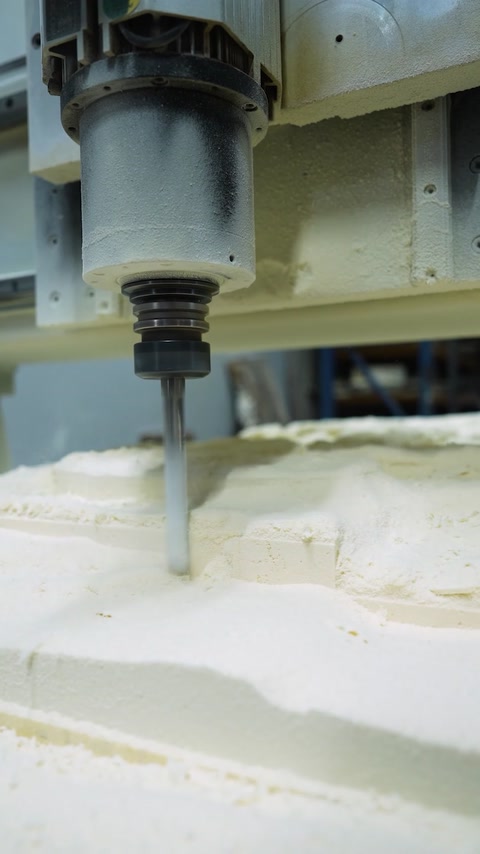 Panouri reliefate din poliuretan realizate personalizat prin frezare CNC