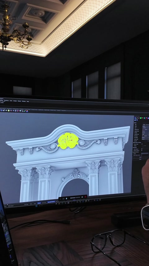 De la desenul 3D la inteligența artificială: portalul unei săli de nunți
